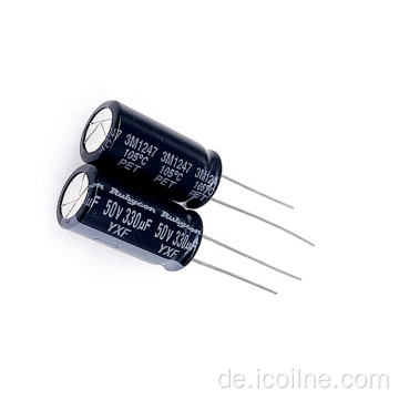 Original 330UF 50V -Stecker in Aluminium -Elektrolytkondensator